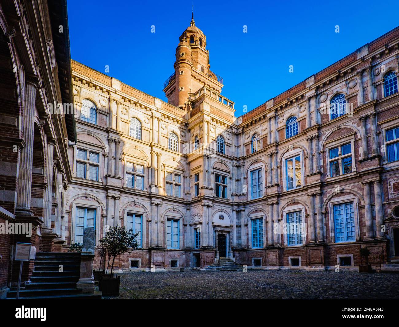 View of the Hotel D'Assezat, a 16th century renaissance mansion in