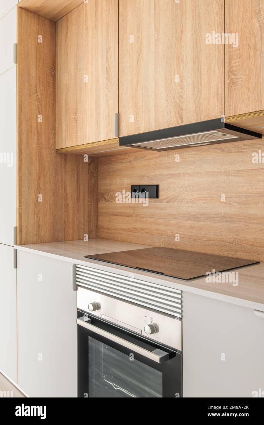 Modular Kitchen Furniture With Hidden Appliances