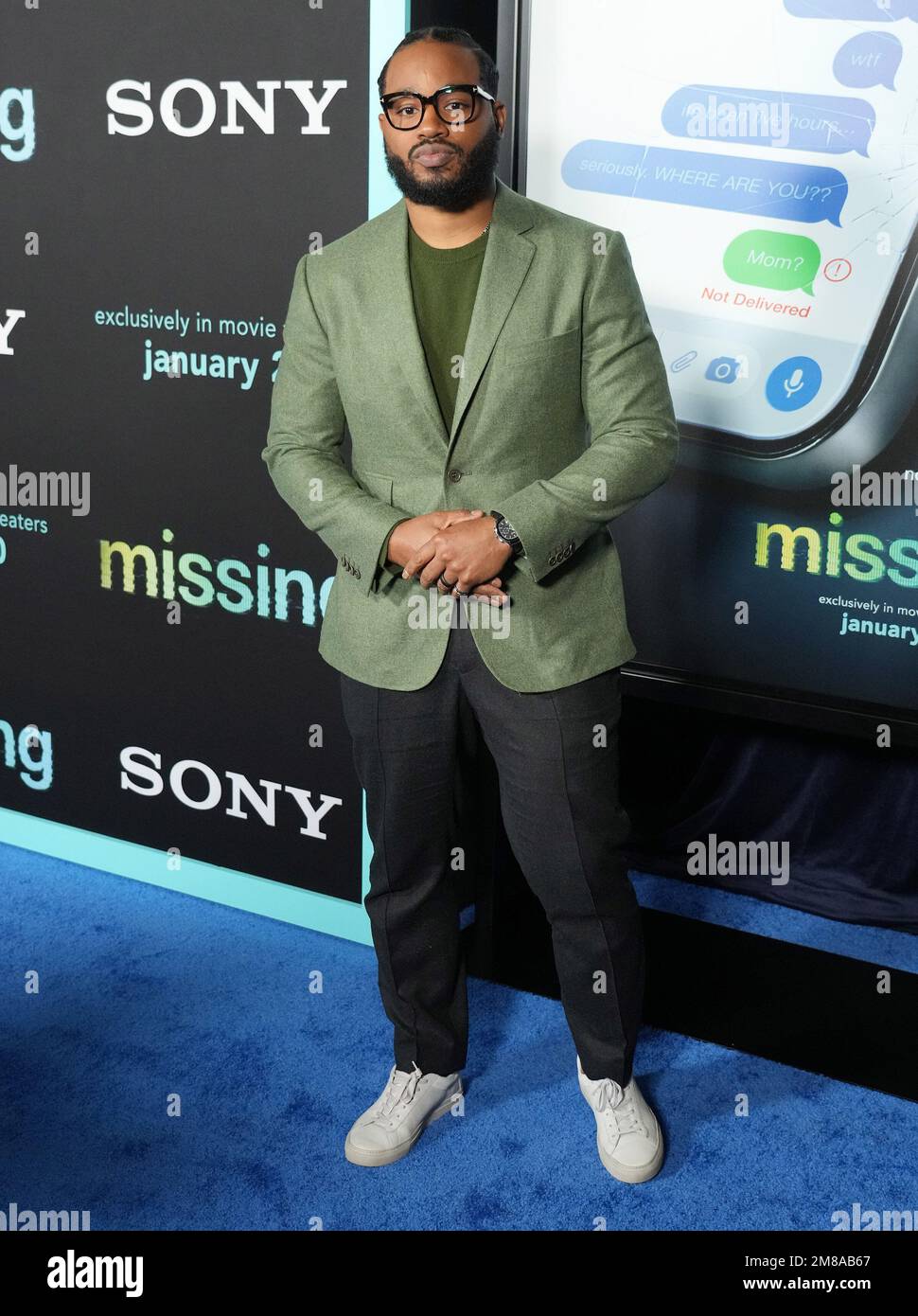 Los Angeles, USA. 12th Jan, 2023. Ryan Coogler arrives at the MISSING Los Angeles Premiere held at the Alamo Drafthouse in Los Angeles, CA on Thursday, ?January 12, 2023. (Photo By Sthanlee B. Mirador/Sipa USA) Credit: Sipa USA/Alamy Live News Stock Photo