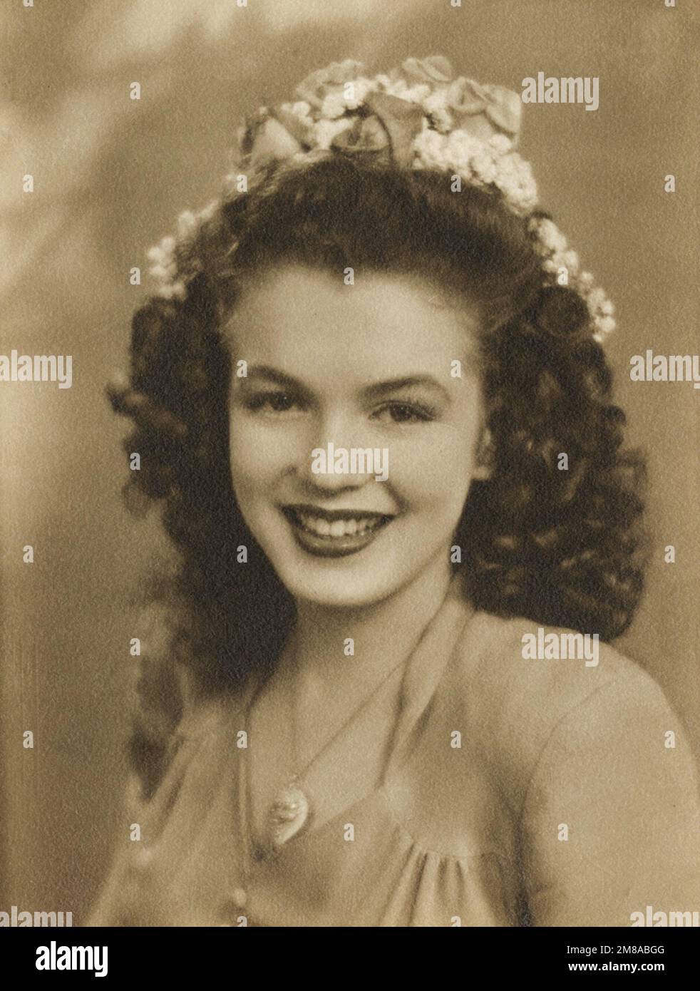 Marilyn Monroe Radioplane beauty contest photograph 1944 Stock Photo