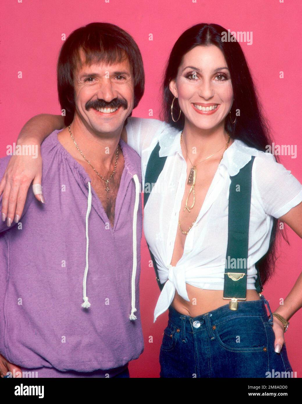 SONNY BONO and CHER in THE SONNY AND CHER COMEDY HOUR (1971), directed by ART FISHER. Credit: Columbia Broadcasting System (CBS) / Album Stock Photo