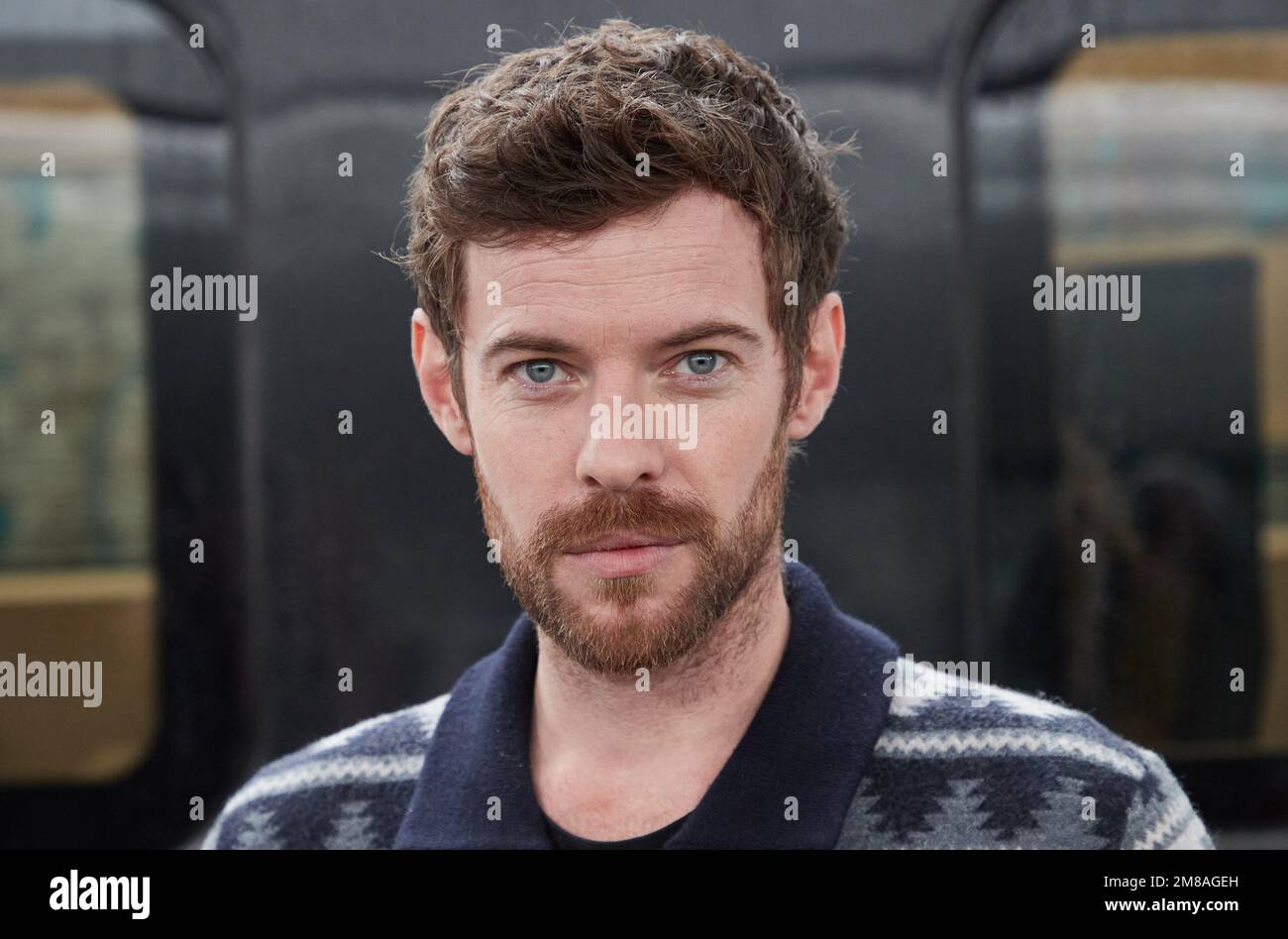 Hamburg, Germany. 11th Jan, 2023. Harry Treadaway, actor, stands on a platform at Altona station Hamburg, Germany. 11th Jan, 2023. Harry Treadaway, actor, stands on a platform at Altona station