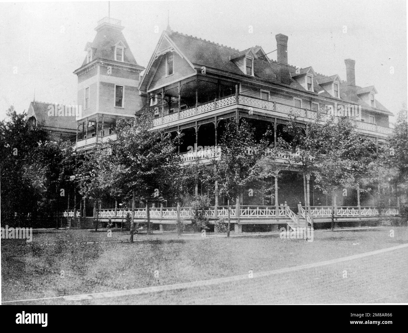 Island Club House Stock Photo Alamy