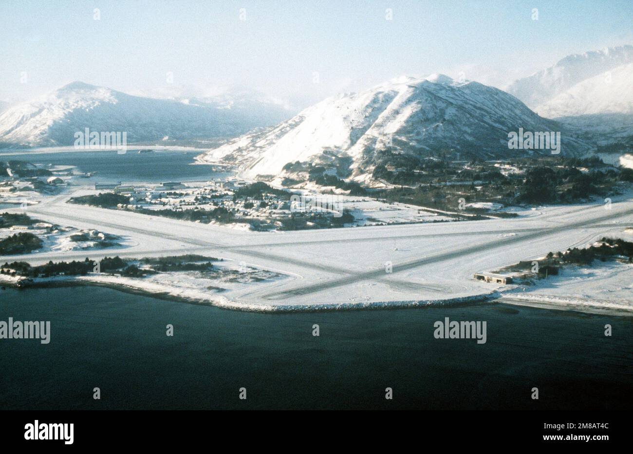 DA-ST-90-01538. Base: Kodiak Island Air Station State: Alaska (AK) Country: United States Of America (USA) Stock Photo