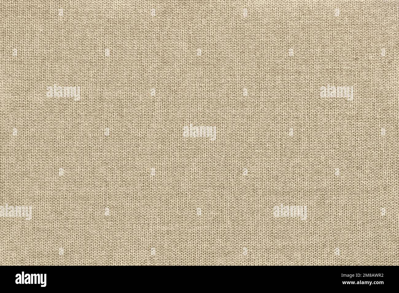 Beige cotton woven sofa cushion fabric texture background. High