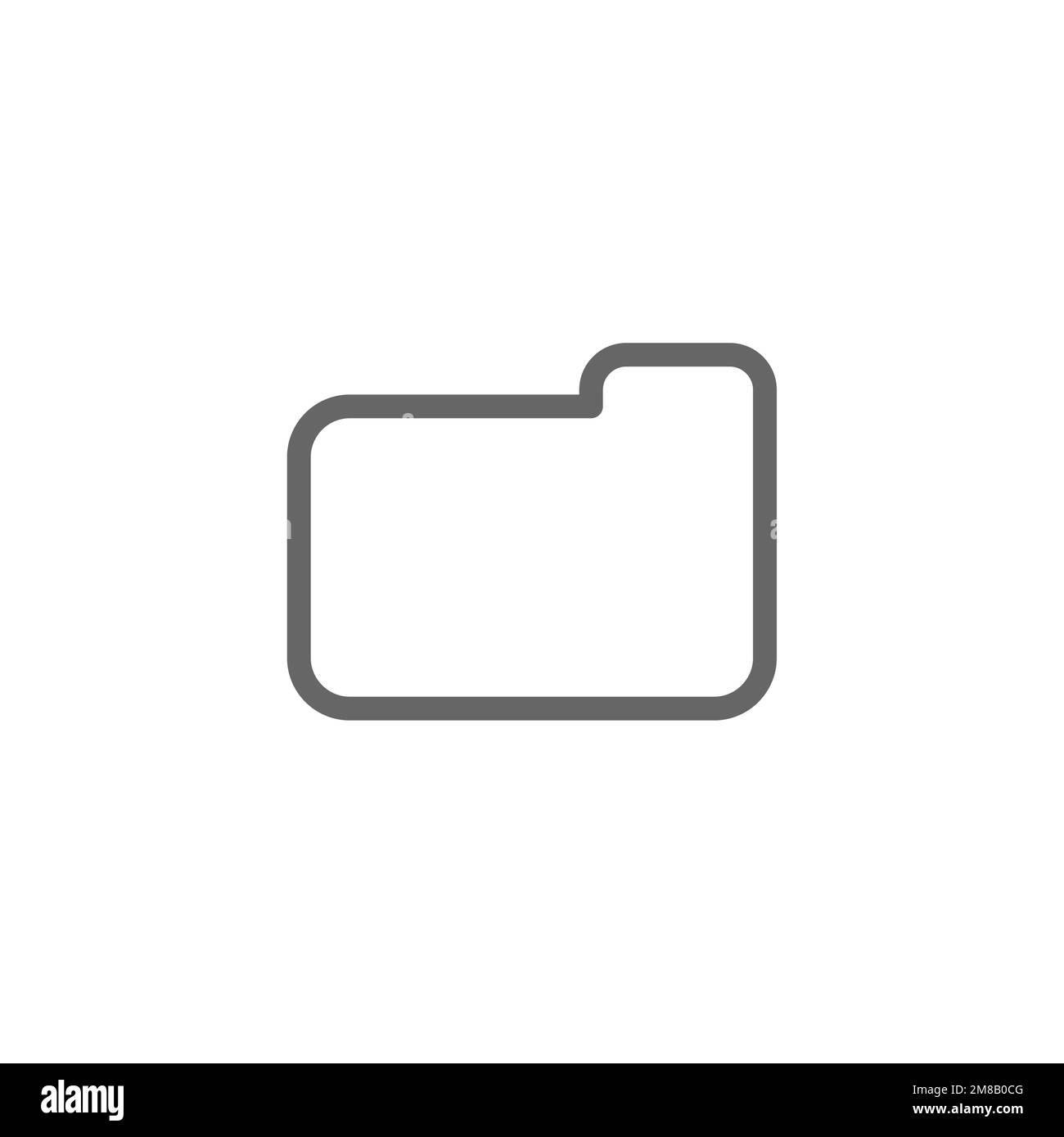 Folder icon in flat style, vector illustration Stock Vector Image & Art ...
