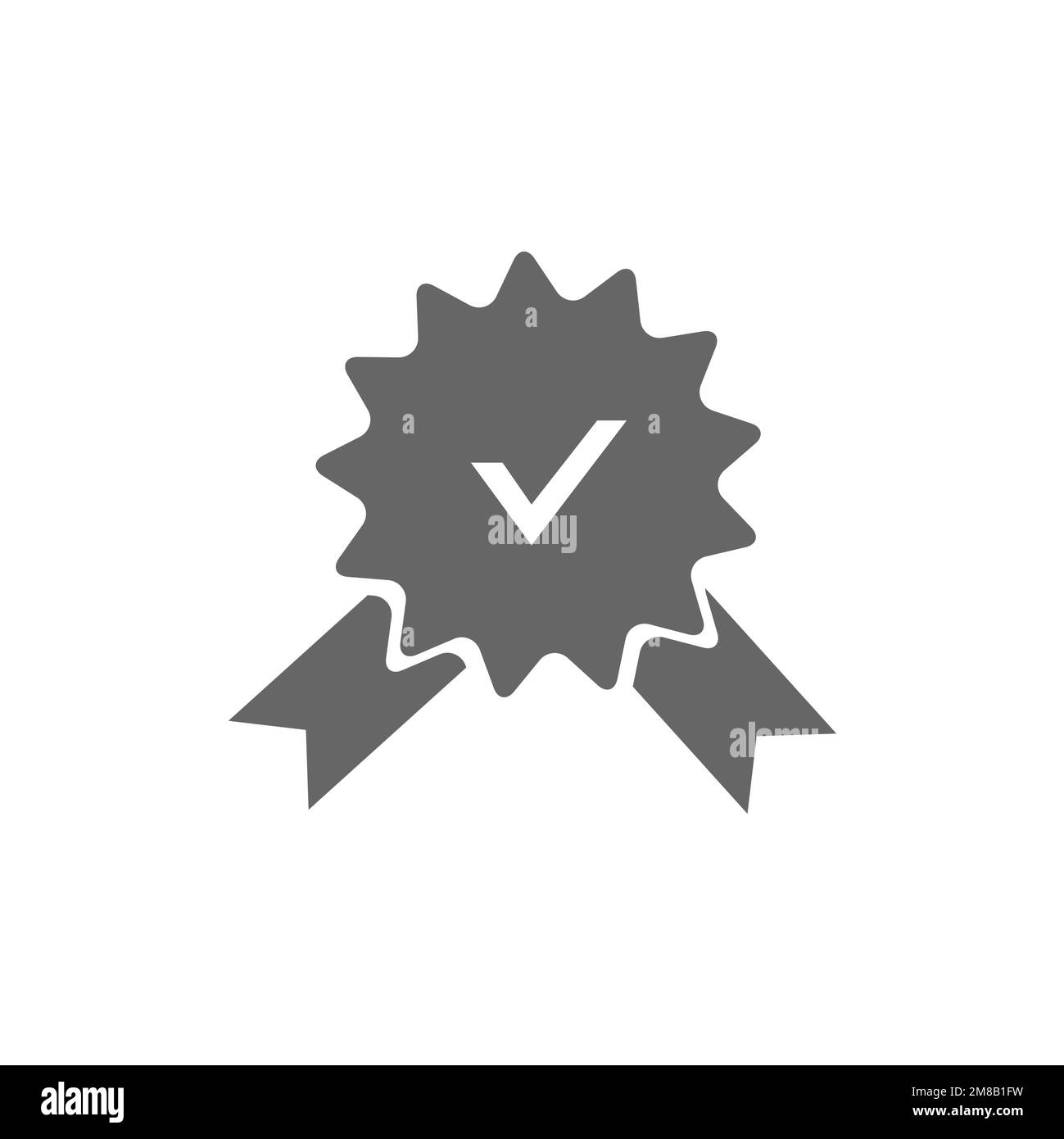 Quality label icon, graphic resource template, vector illustration