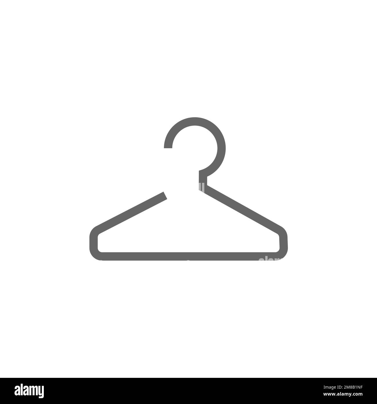 Clothes hanger icon, drying rack graphic resource template, vector ...