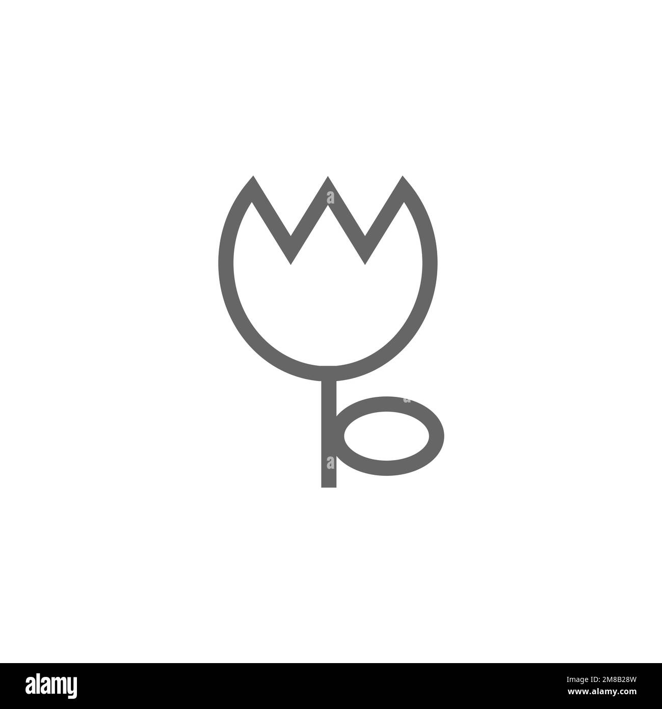 Flower icon in flat style, vector illustration Stock Vector Image & Art ...