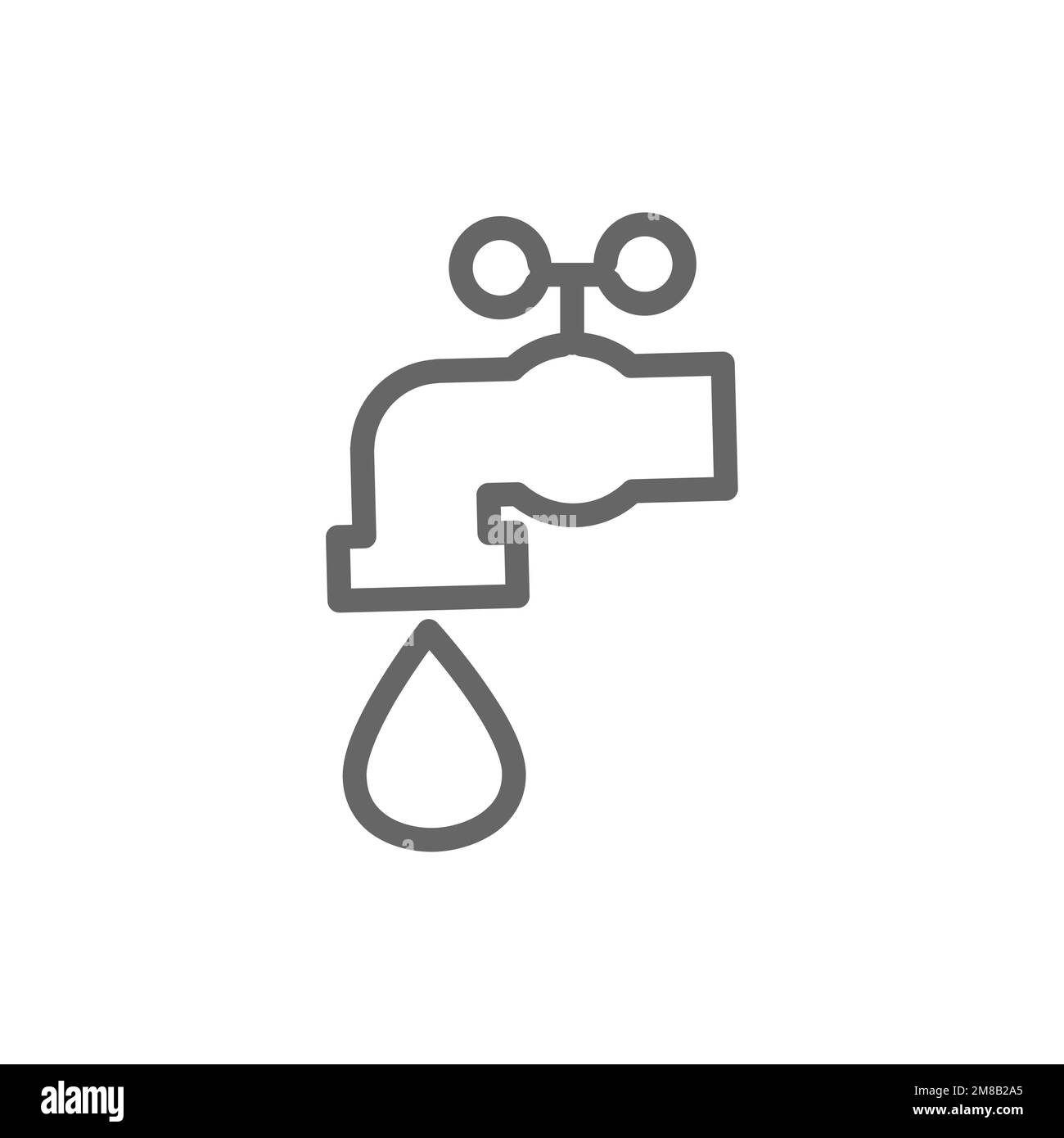 Save water icon, graphic resource template, vector illustration. Stock Vector