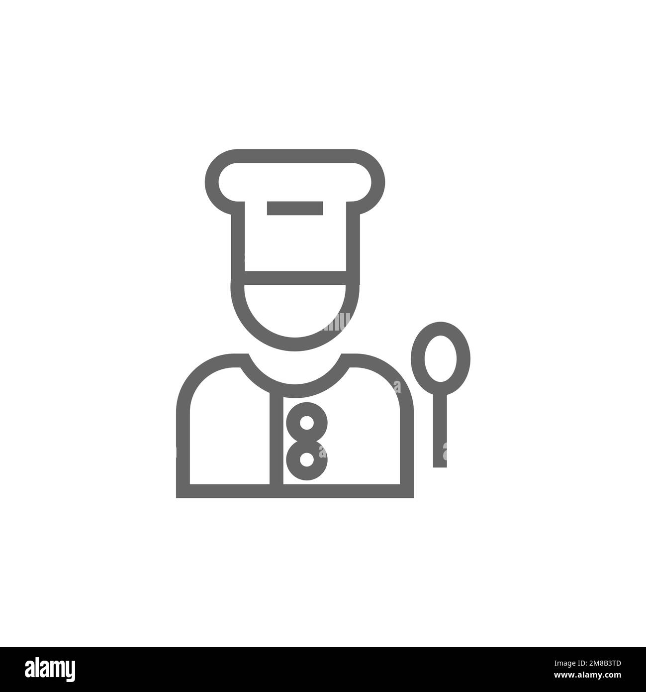 Chef icon, career graphic resource mockup, vector illustration Stock ...