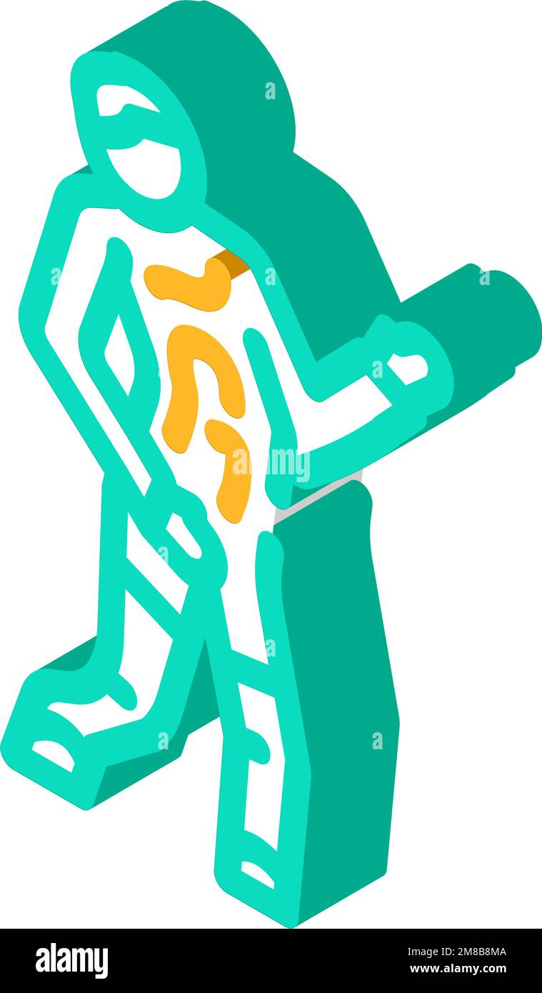 monster zombie isometric icon vector illustration Stock Vector Image ...