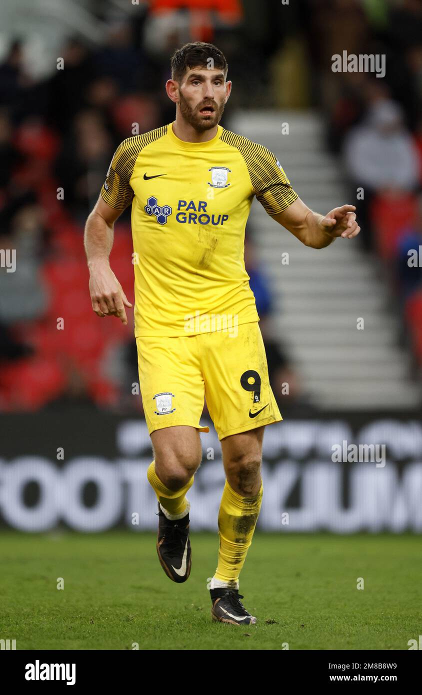 File photo dated 02-01-2023 of Preston North End’s Ched Evans. Preston