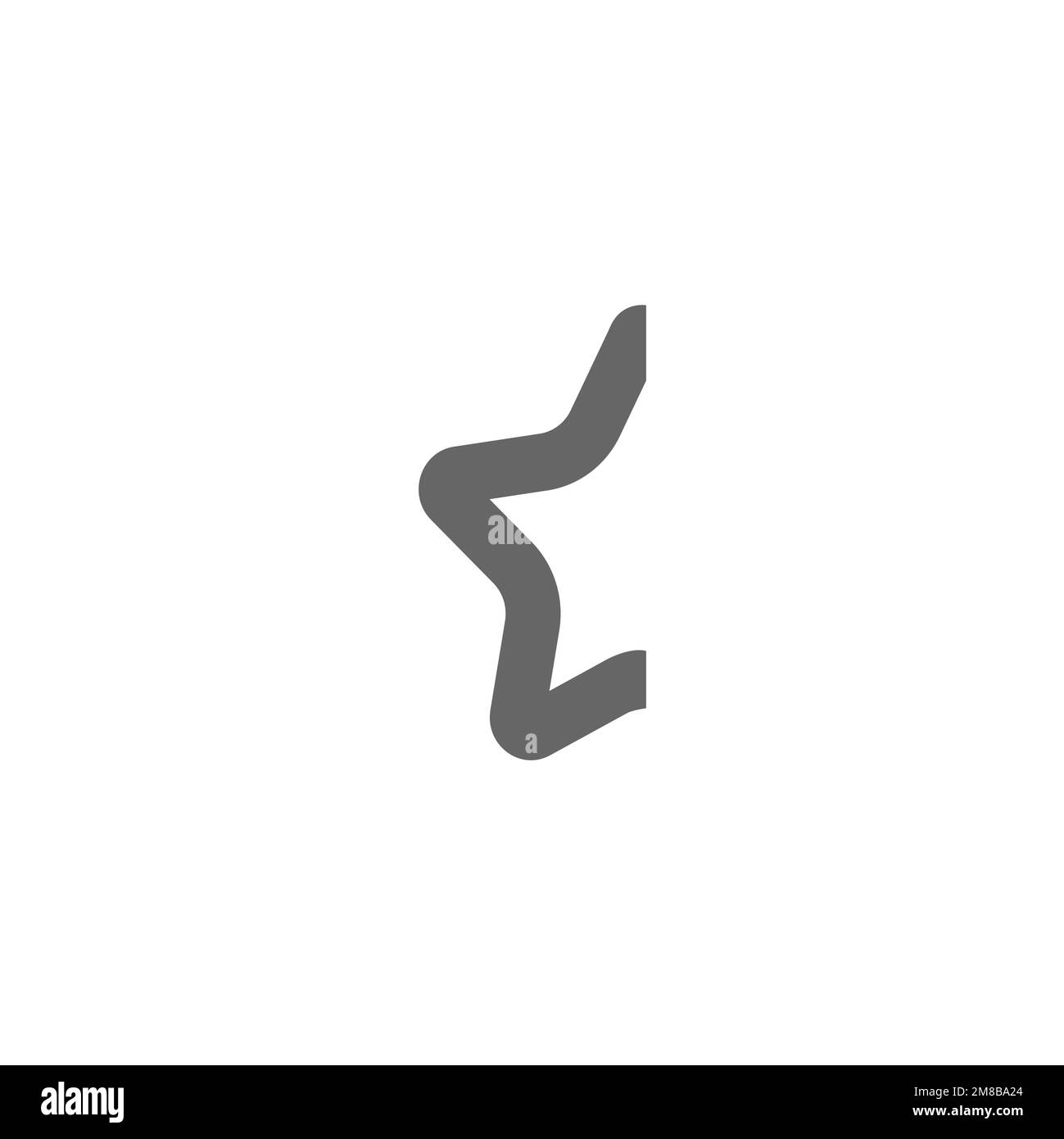 Half a five pointed star icon, graphic resource template, vector ...