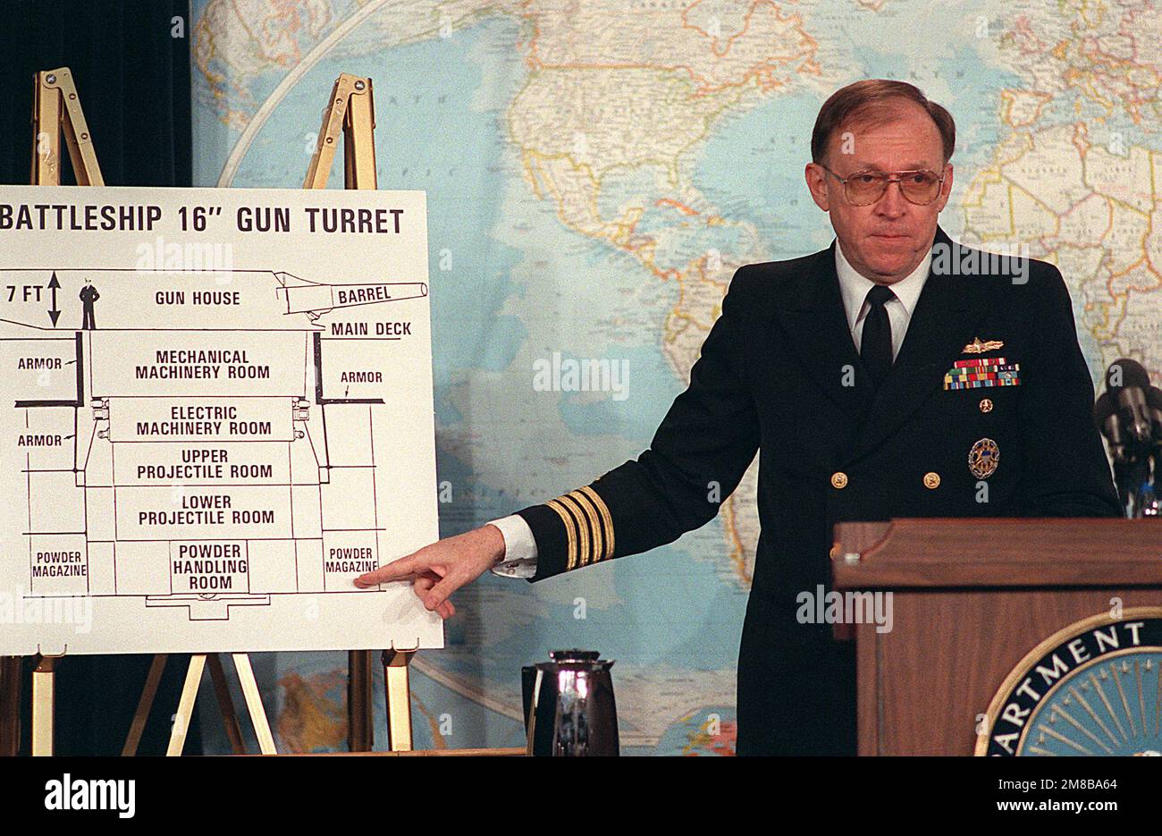 CAPT. Larry Seaquist, former commanding officer of the battleship USS