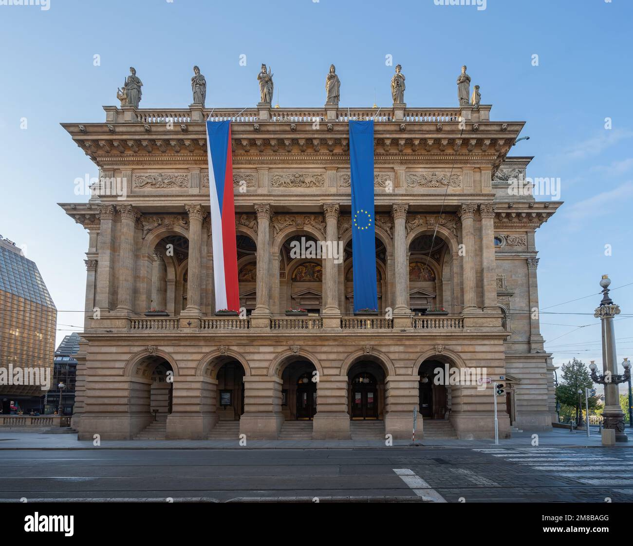 National Theatre - Prague, Czech Republic Stock Photo