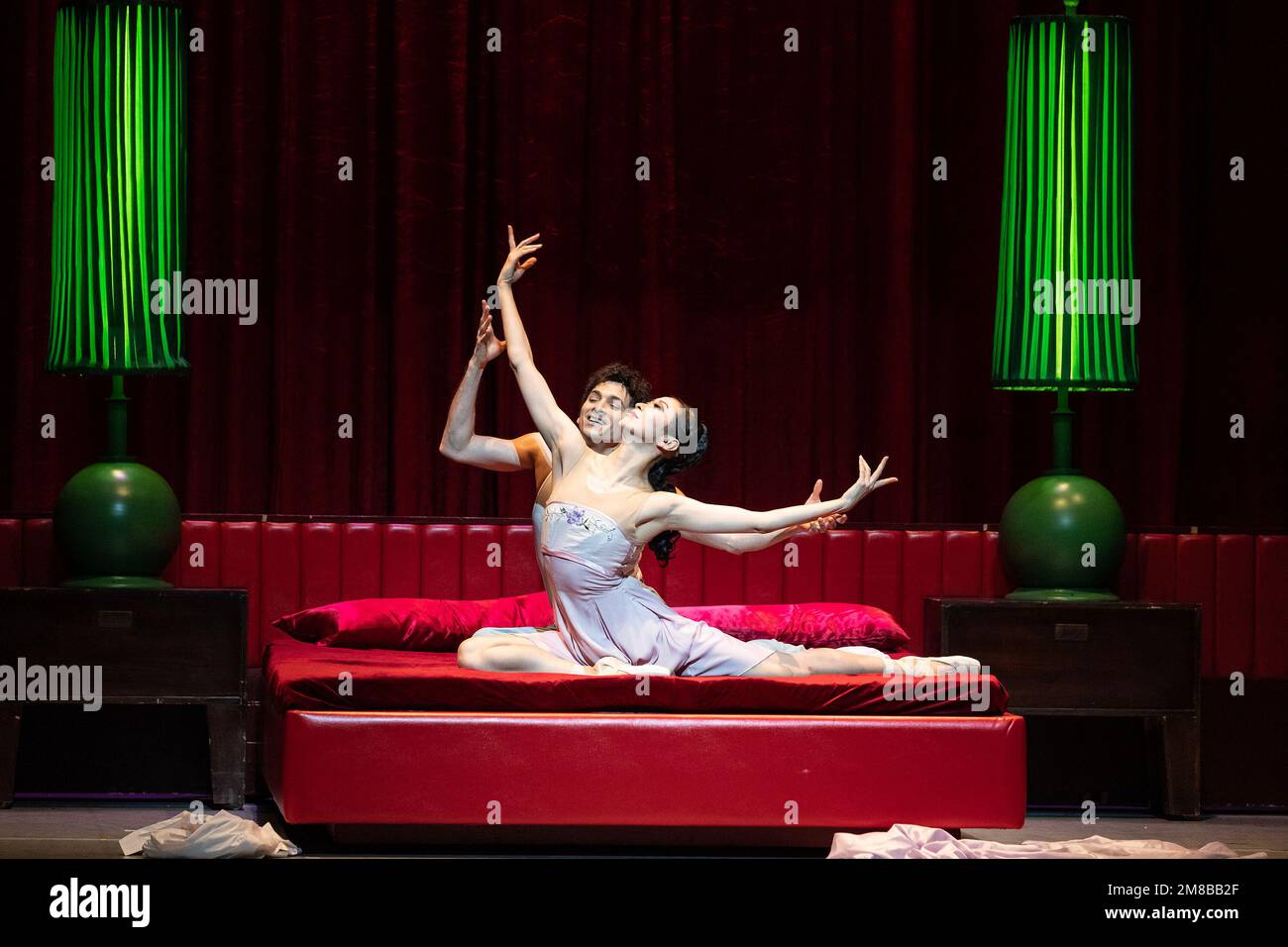 New York, United States. 12th Jan, 2023. Dress rehearsal for Romeo and