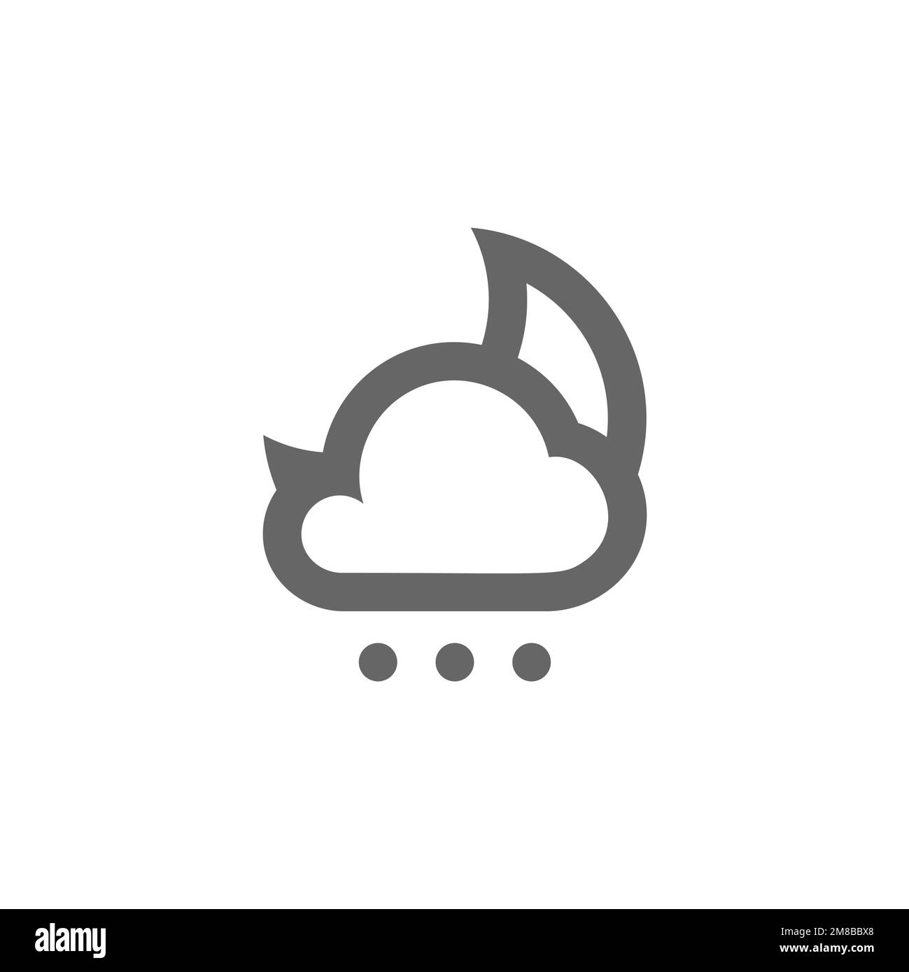 Night rainfall icon graphic resource template vector illustration Night rainfall icon graphic resource template vector illustration