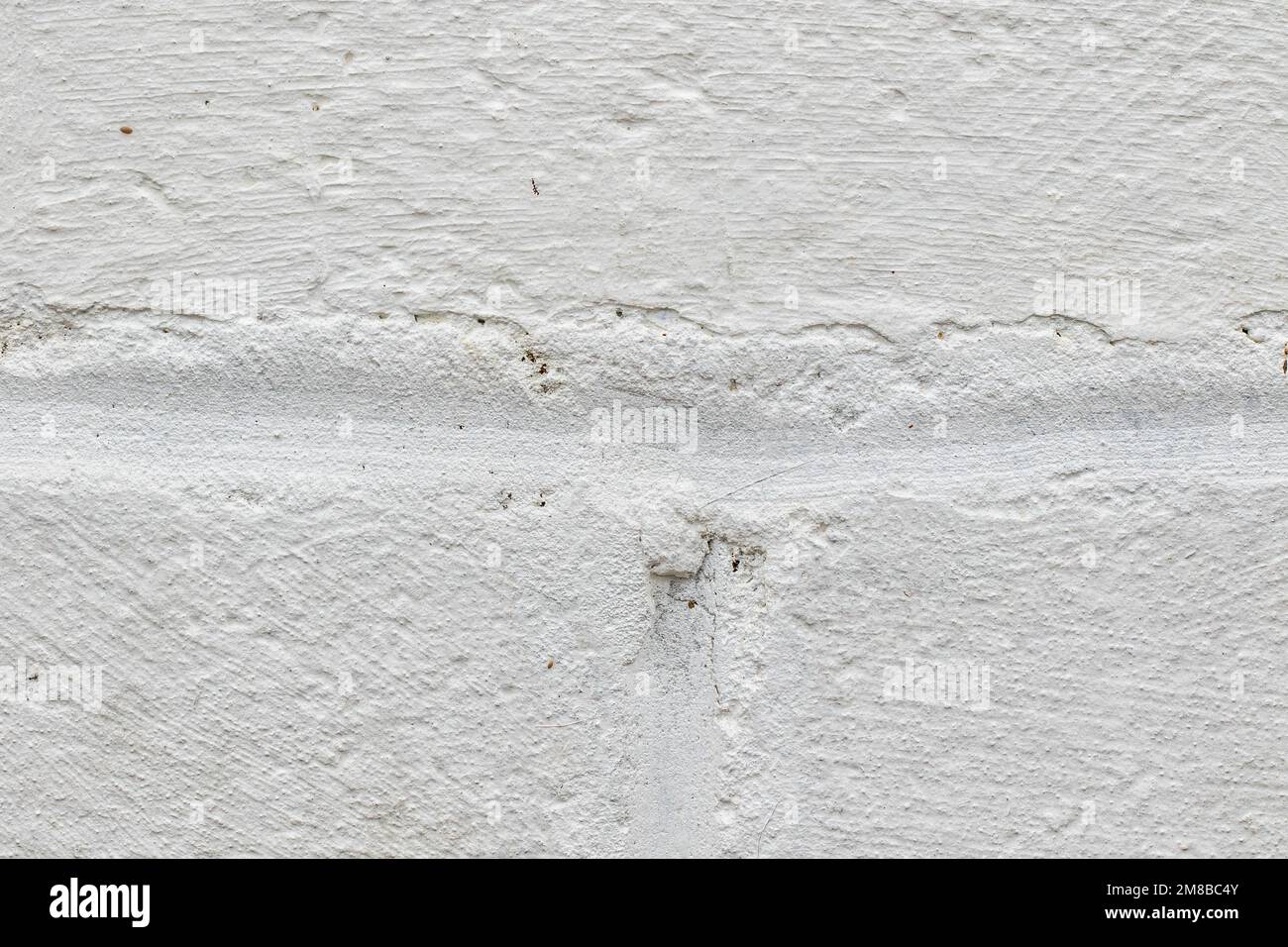 dirty White painted conrete wall texture abstract background Stock Photo