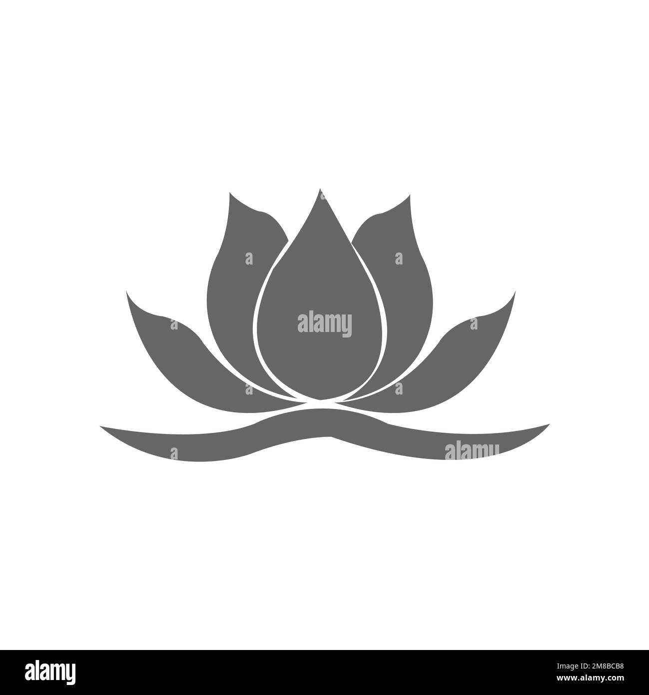 Lotus icon, graphic resource template, vector illustration Stock Vector ...