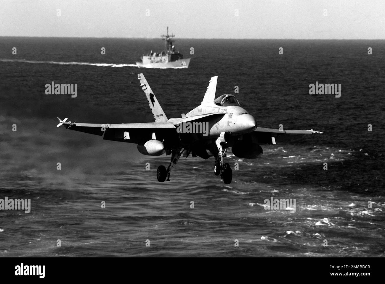 A Strike Fighter Squadron 131 (VFA-131) F/A-18A Hornet aircraft ...