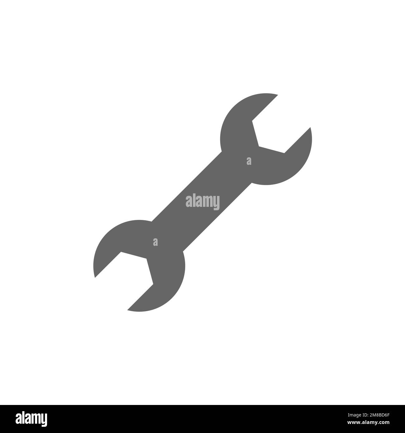 Wrench icon, graphic resource template, vector illustration Stock ...