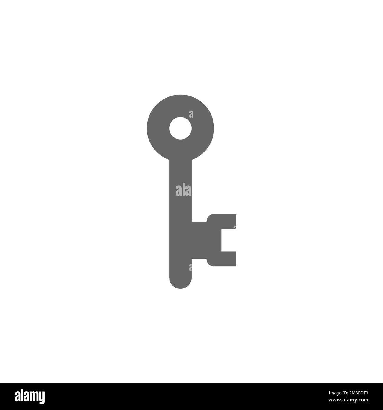 Vintage key icon, graphic resource template, vector illustration Stock ...