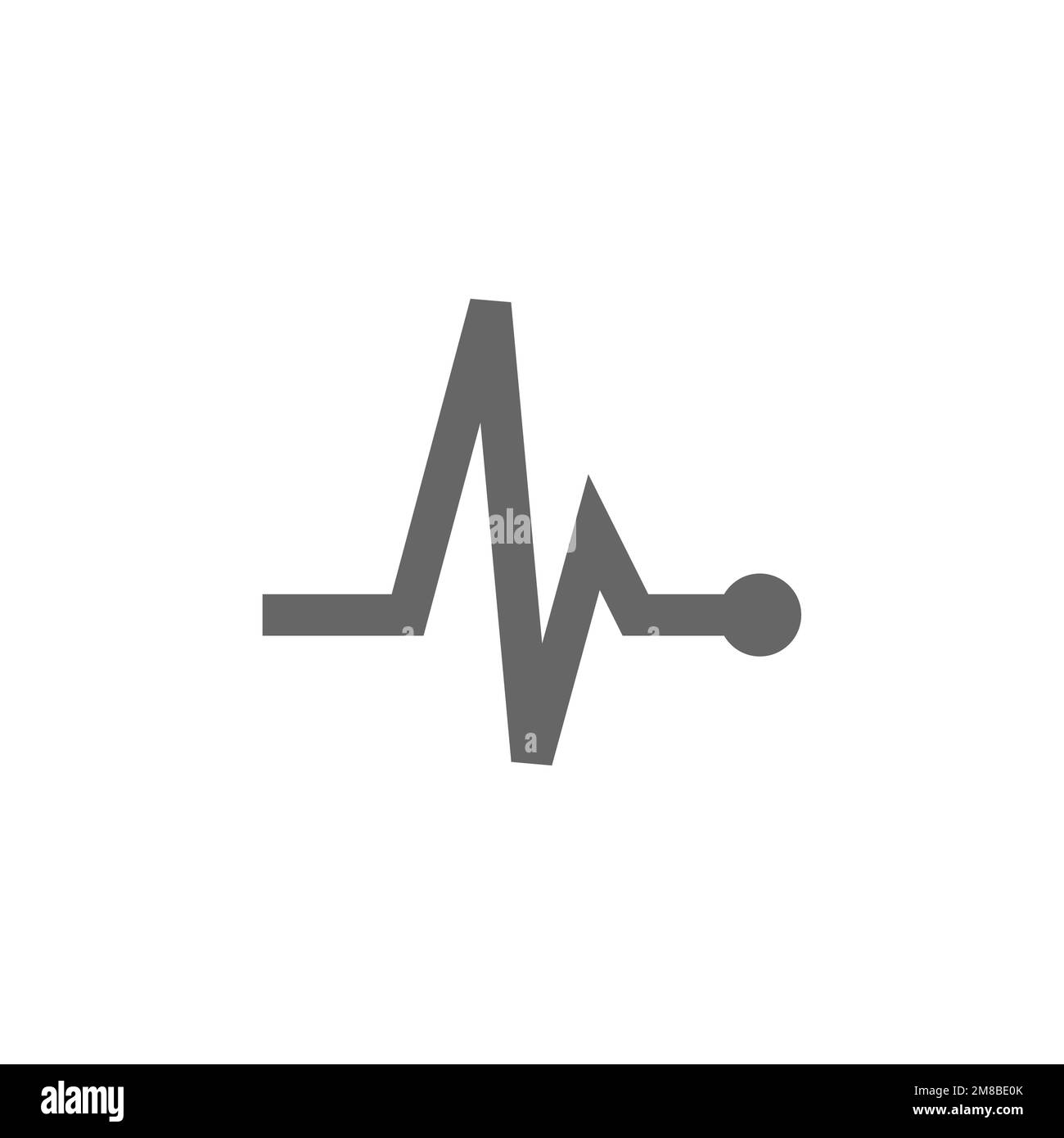 Pulse frequency icon, graphic resource template, vector illustration