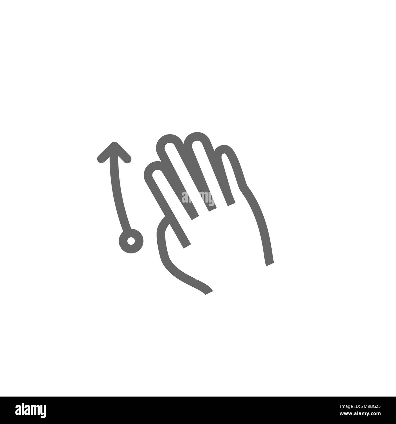 Slide up the gesture icon, graphics resource template, and vector