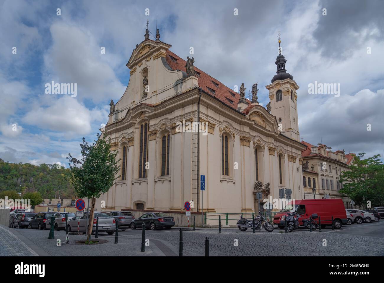 Church of St. Simon and Jude - Prague, Czech Republic Stock Photo