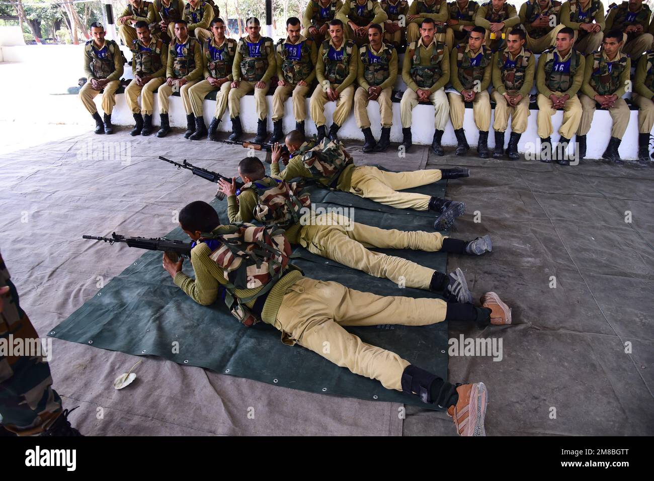 INDIA, JABALPUR, 13th JANUARY First batch recruit soldiers under the