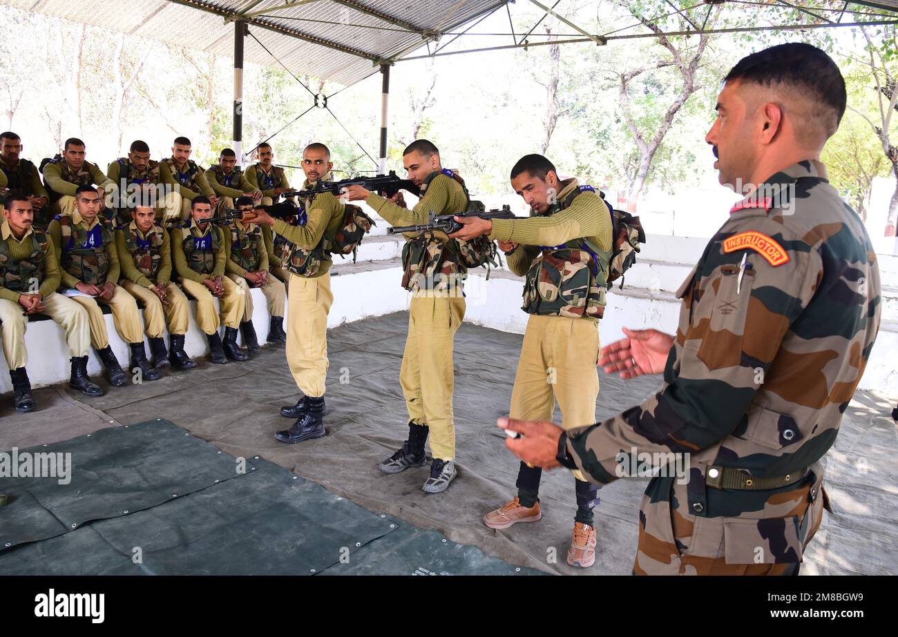 INDIA, JABALPUR, 13th JANUARY First batch recruit soldiers under the