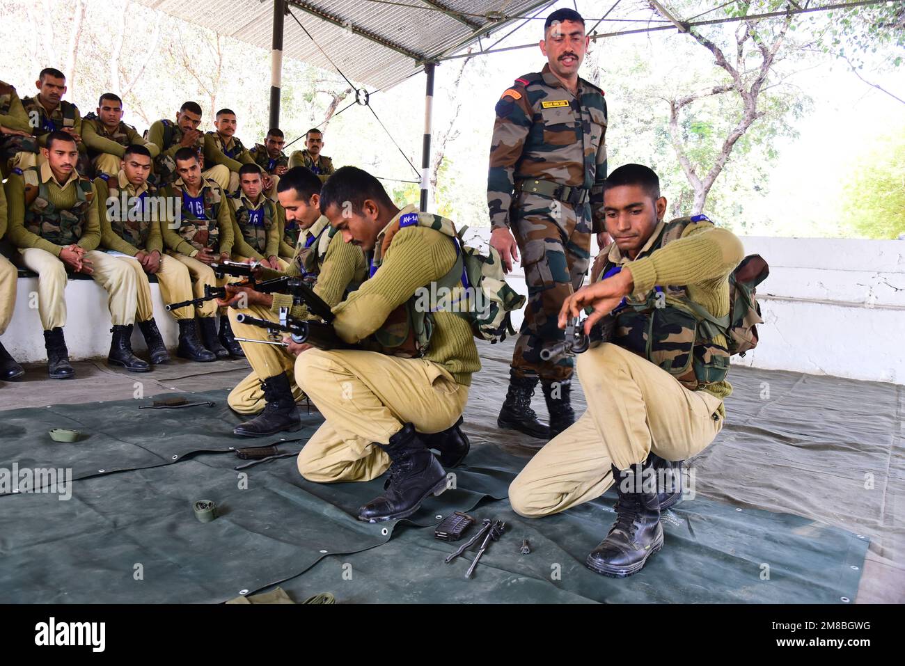 INDIA, JABALPUR, 13th JANUARY First batch recruit soldiers under the