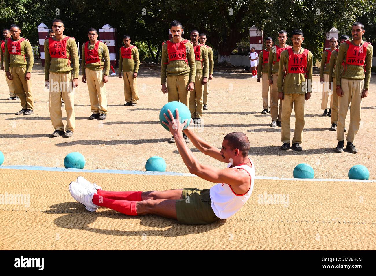 INDIA, JABALPUR, 13th JANUARY First batch recruit soldiers under the