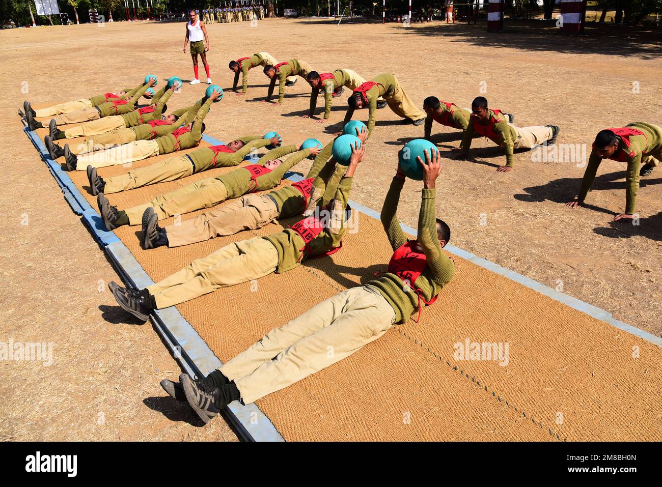 INDIA, JABALPUR, 13th JANUARY First batch recruit soldiers under the