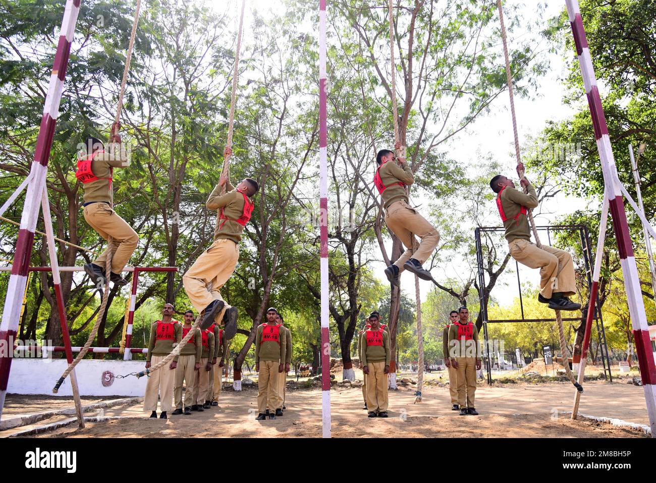 INDIA, JABALPUR, 13th JANUARY First batch recruit soldiers under the