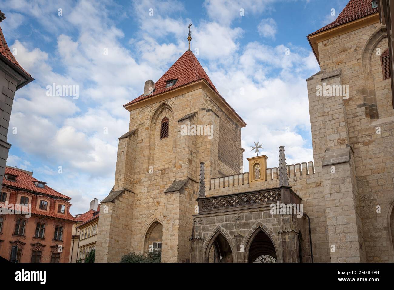 Church of Virgin Mary under the Chain - Prague, Czech Republic Stock Photo