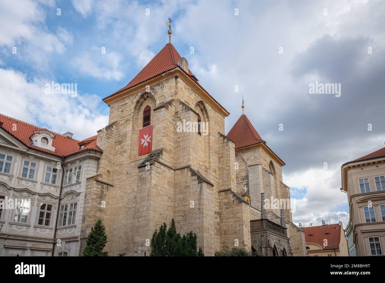 Church of Virgin Mary under the Chain - Prague, Czech Republic Stock Photo