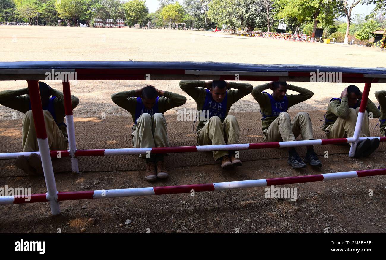 INDIA, JABALPUR, 13th JANUARY First batch recruit soldiers under the