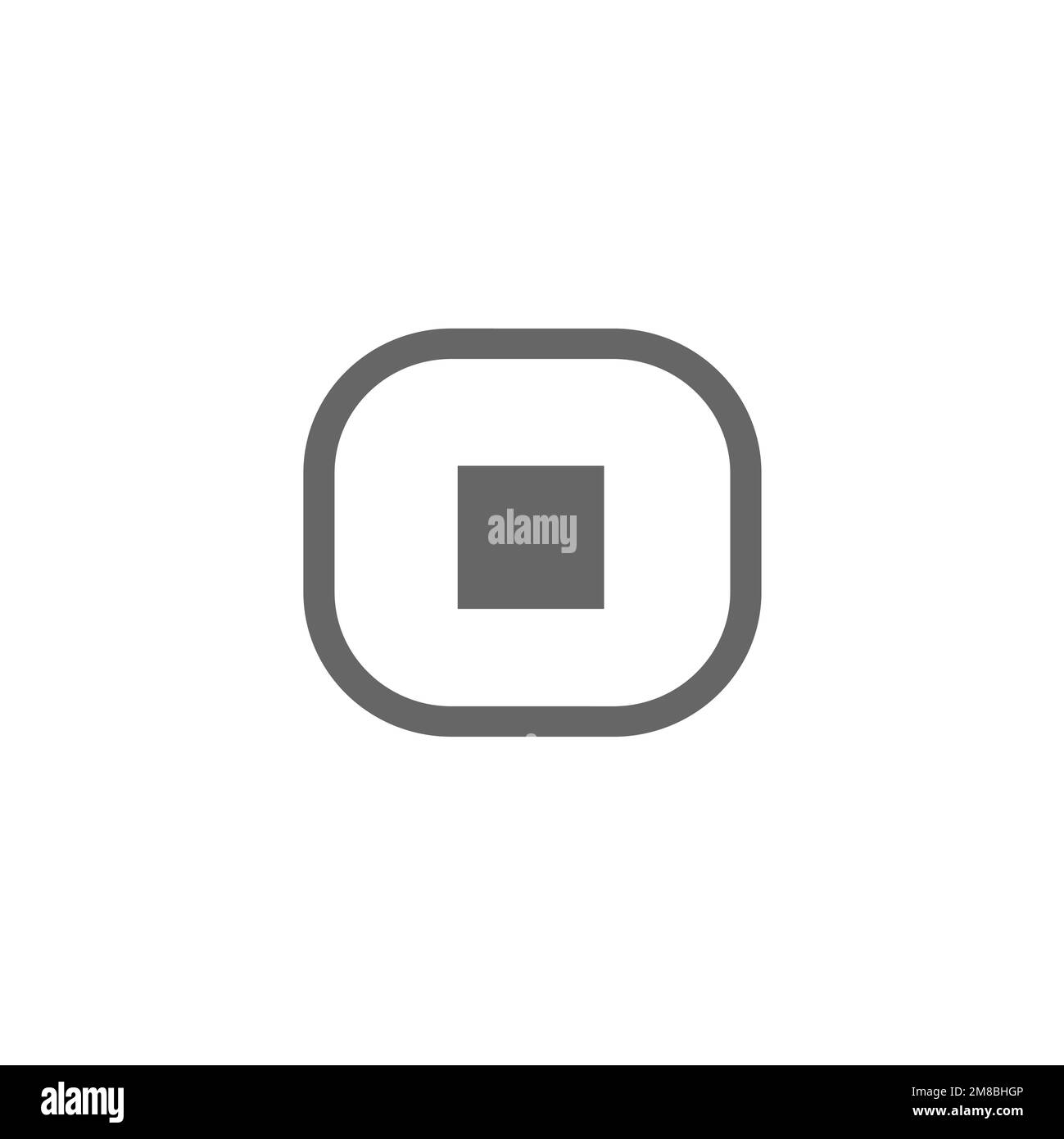 Stop icon, graphic resource template, vector illustration Stock Vector ...