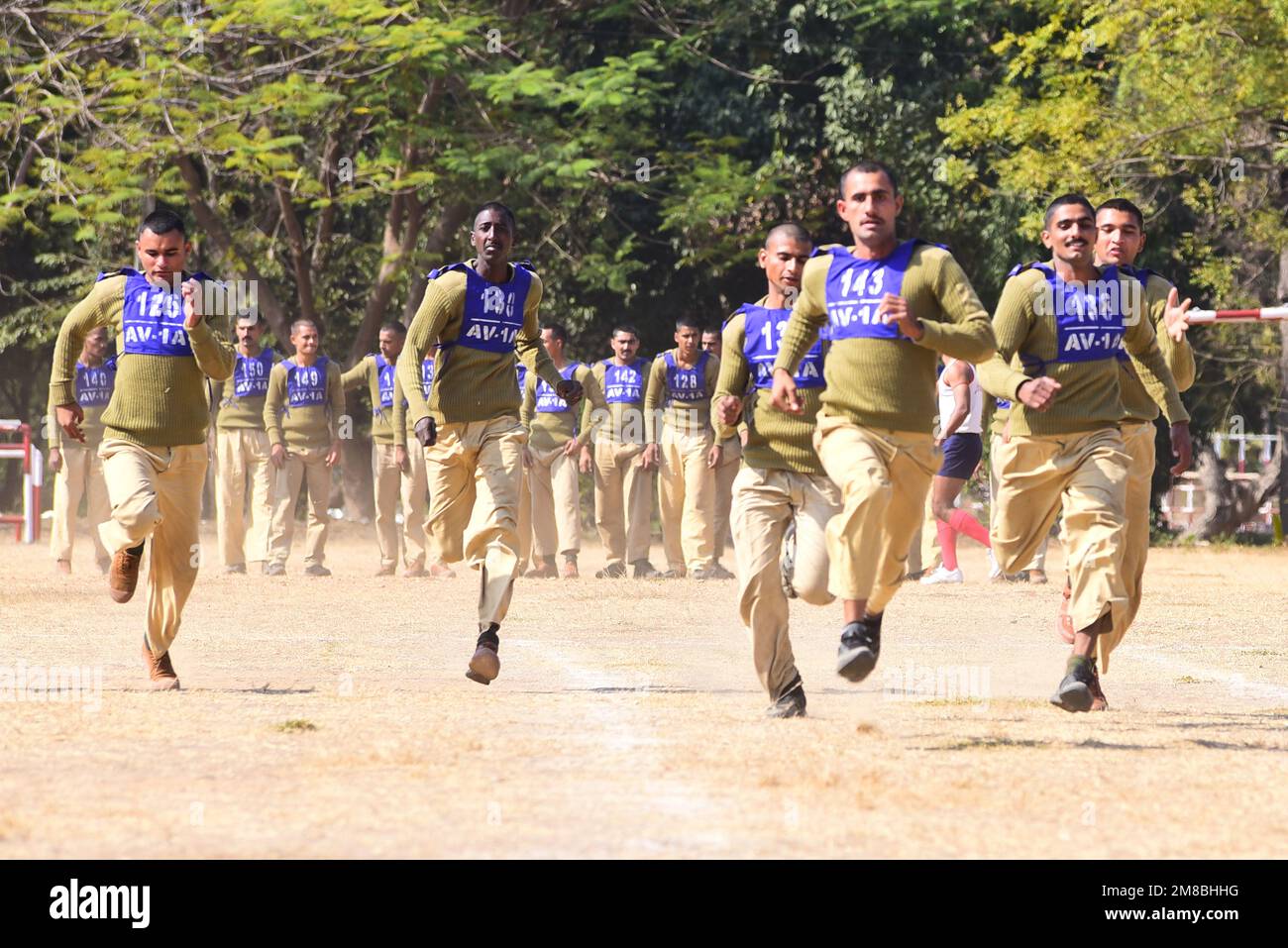 INDIA, JABALPUR, 13th JANUARY First batch recruit soldiers under the