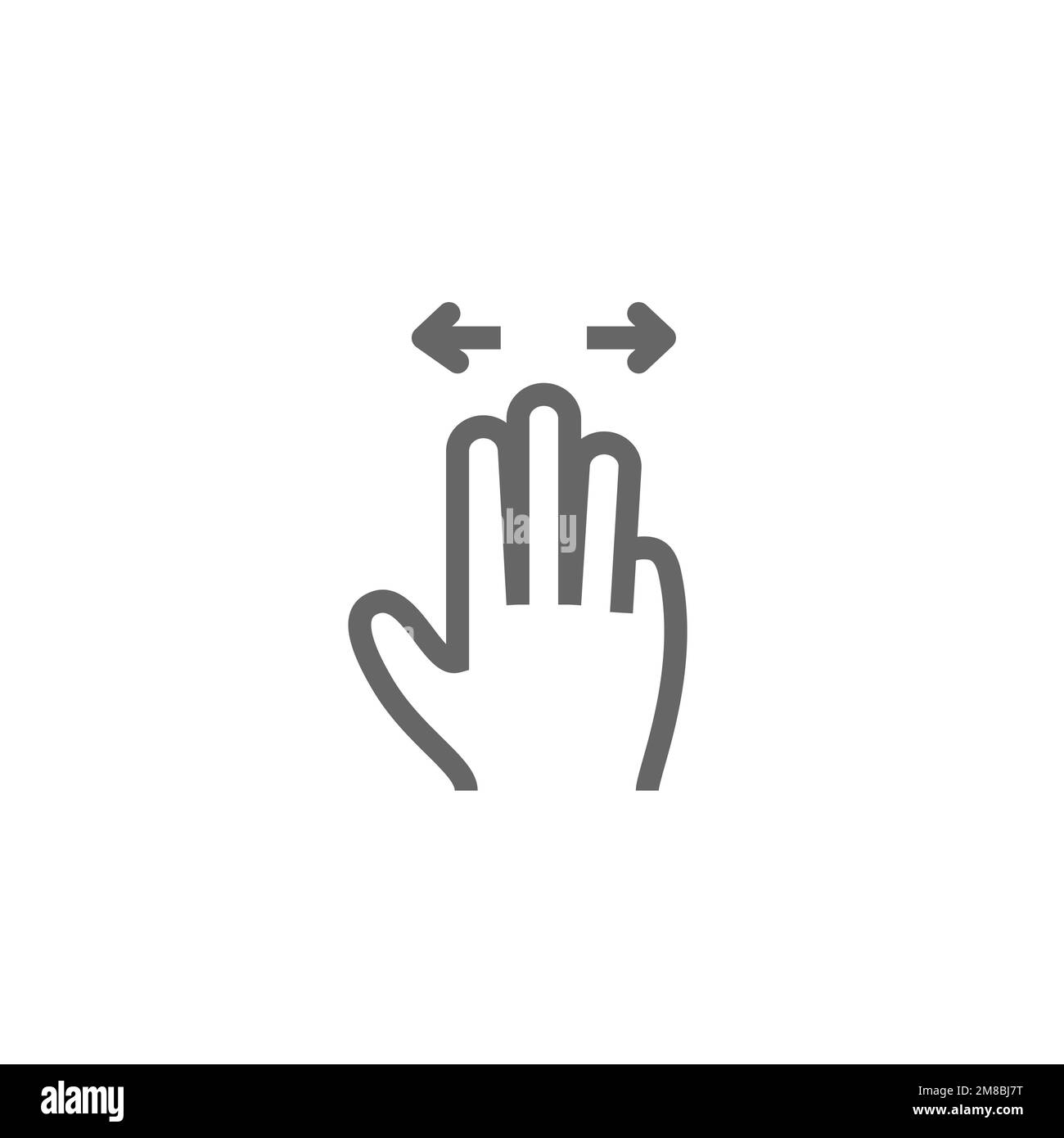 Left and right gesture icons, graphics resource templates, vector ...