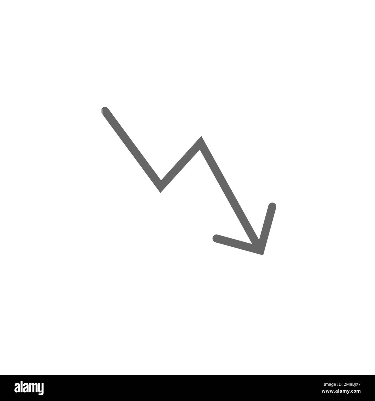 Line statistic chart line icon. Graphic resource template, vector