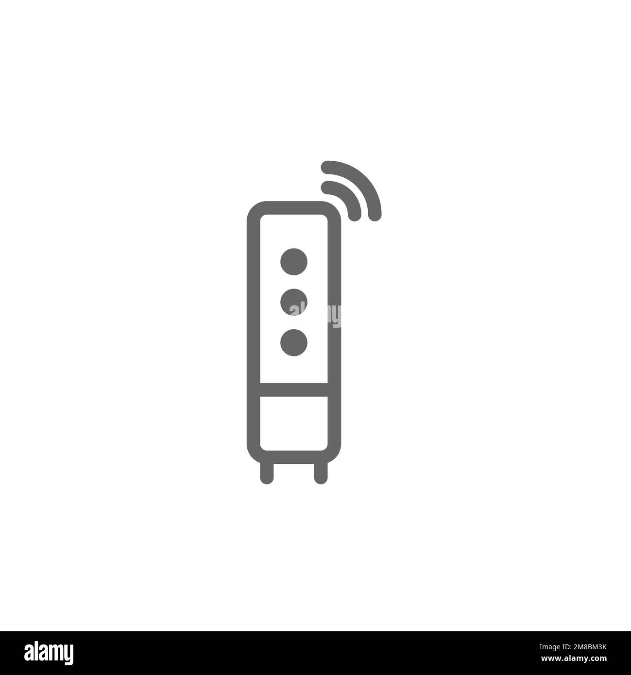Router line icon, graphic resource template, vector illustration Stock ...