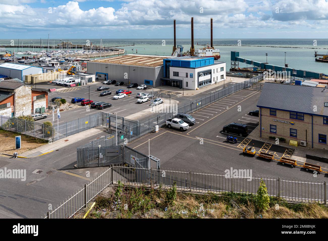 The old ferry terminus and customs house in Ramsgate, Kent Stock Photo