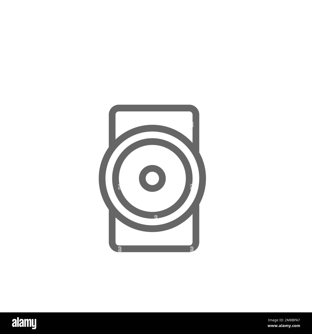 Camera line icon. Graphic resource template, vector illustration Stock ...