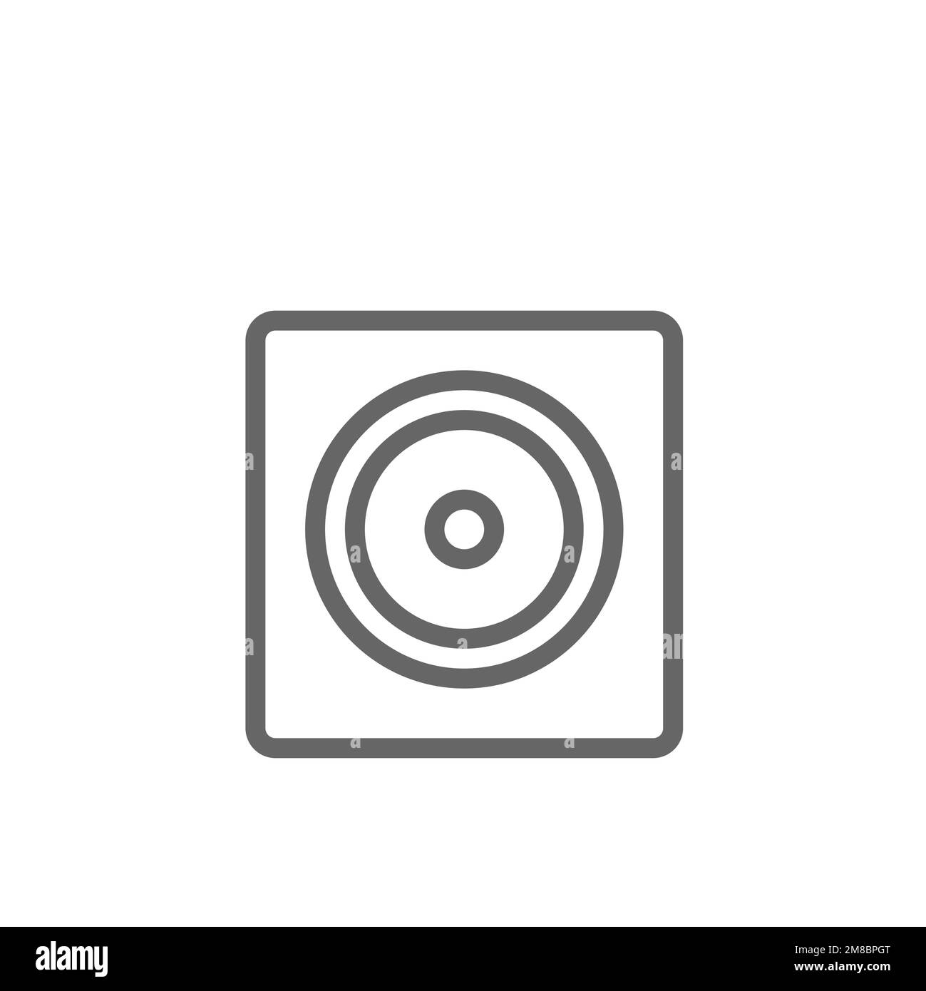 Camera line icon. Graphic resource template, vector illustration Stock ...