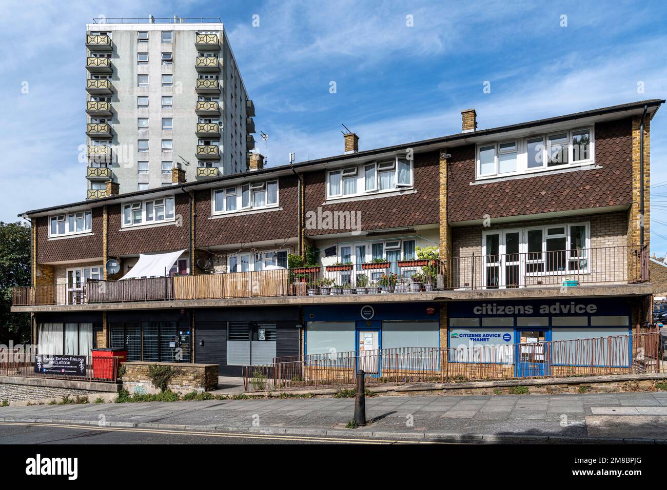 Modern Housing in Ramsgate, Kent Stock Photo