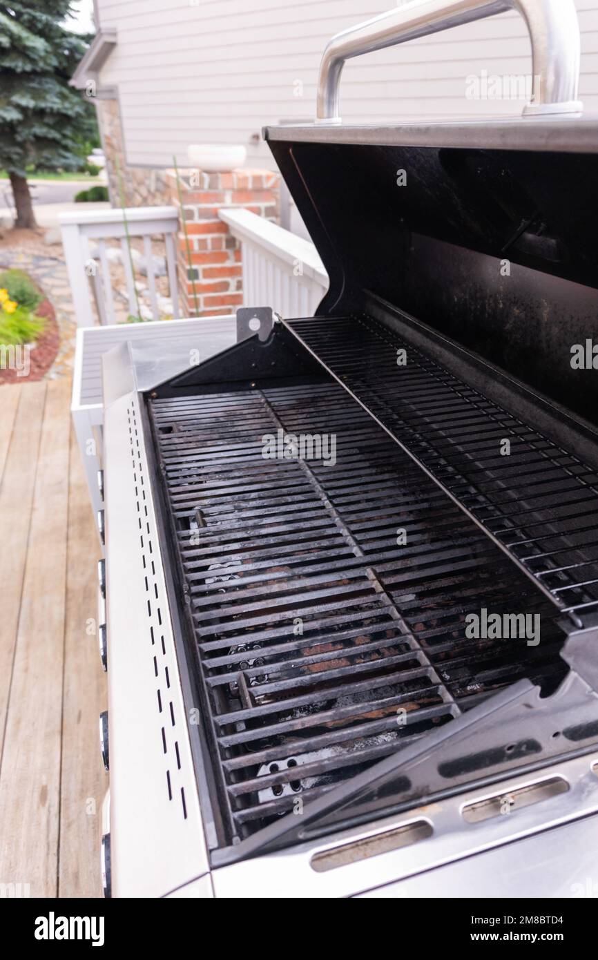 Outdoor gas grill Stock Photo Alamy