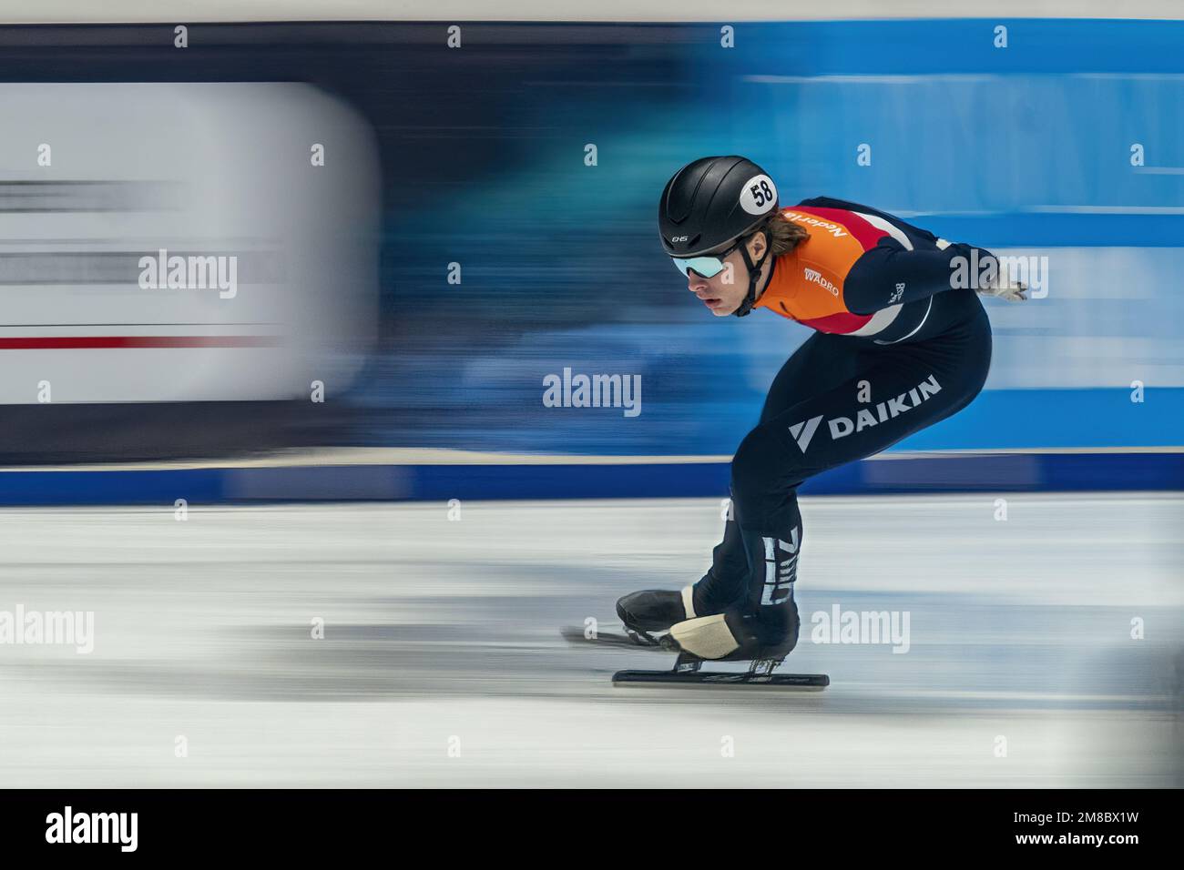 Student L Van T Wout GDANSK - Poland, 13/01/2023, Jens van 't Wout during 1000 meters on day